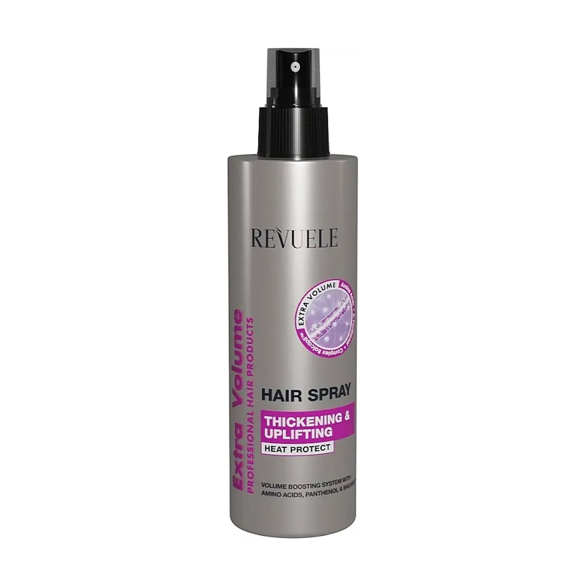 Термозахисний спрей для волосся Revuele Extra Volume Hair Spray Потовщення та підняття, 200 мл